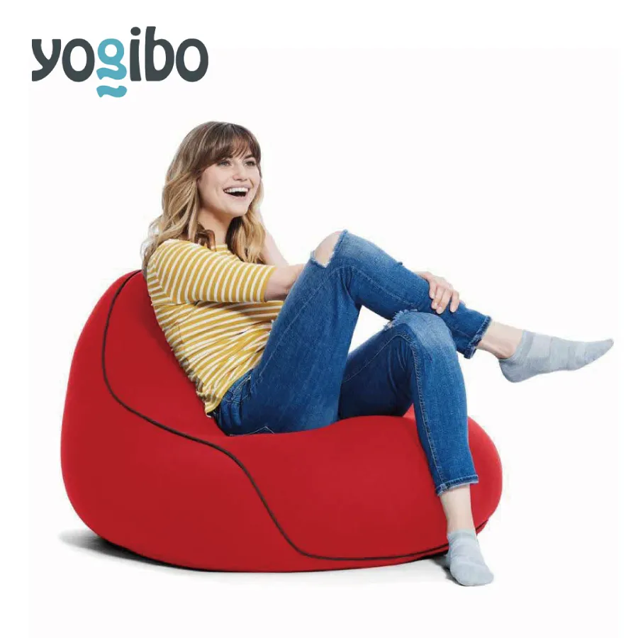 ヨギボー Yogibo Lounger ( ヨギボーラウンジャー ) レッド インテリア 寝具 ファッション