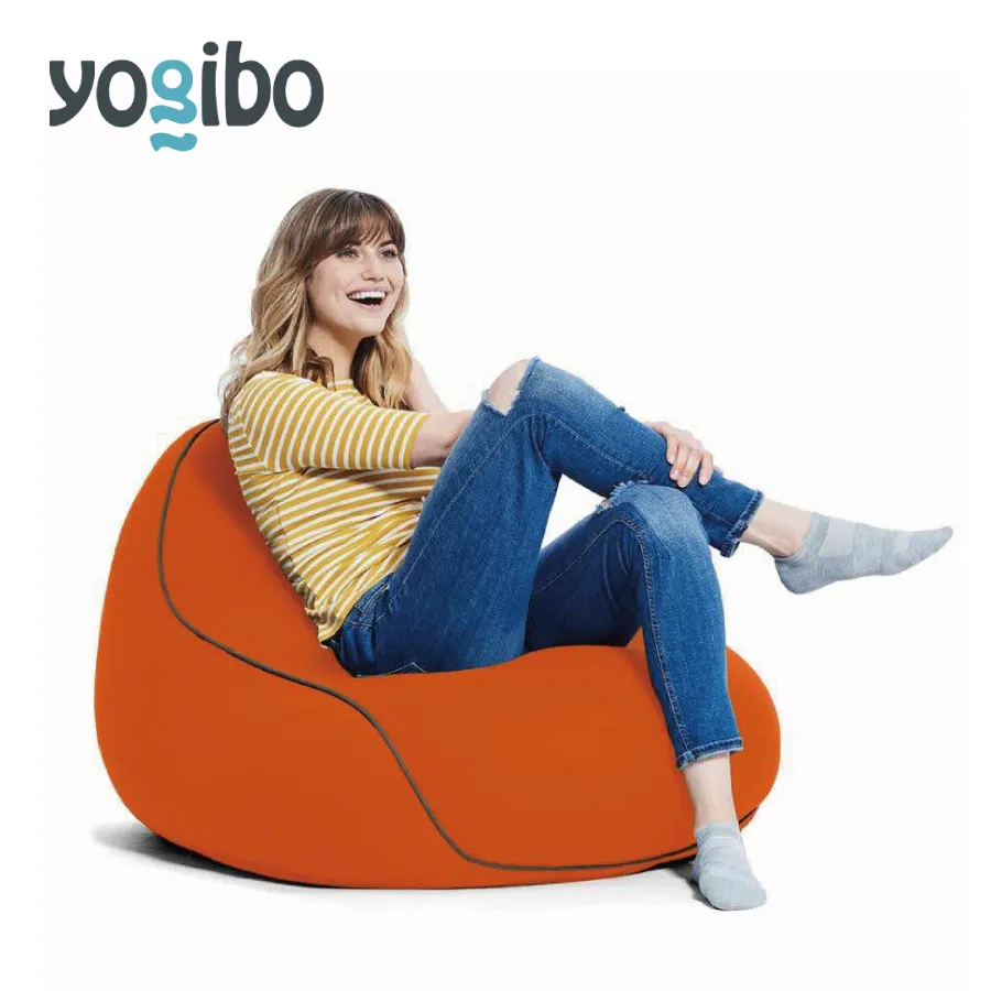 ヨギボー Yogibo Lounger ( ヨギボーラウンジャー ) オレンジ インテリア 寝具 ファッション