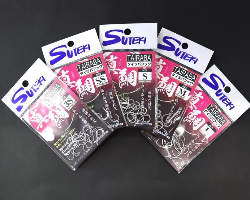 ステキ針 真鯛 鯛ラバフック 4袋セット（サイズ指定不可）[ 釣り具 釣り 釣り針 ルアー 鯛 タイ ]