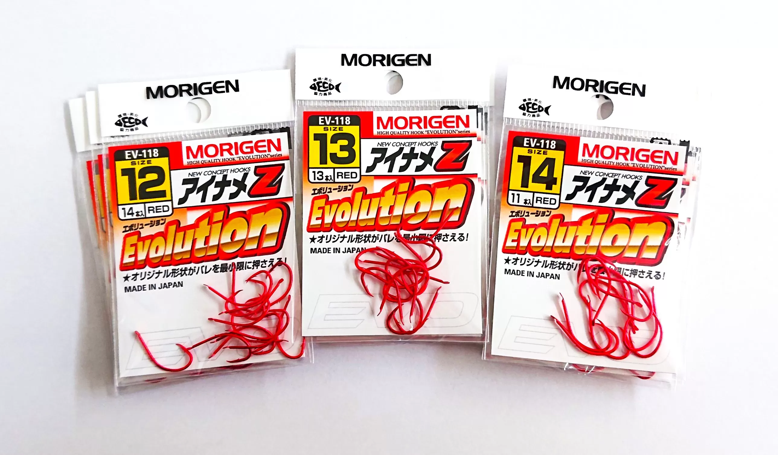 もりげん(MORIGEN)　釣針　アイナメZ　9枚セット(12号・13号・14号/各3枚) ［ 釣り　釣り針　海釣り］