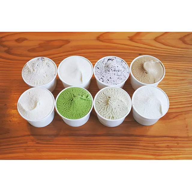 牧場 ジェラート 8種詰合せ[ アイス 低脂肪 濃厚 食べ比べ 牧場直営 ] お菓子 冷凍