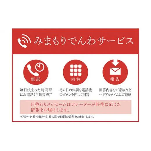 みまもりでんわサービス 携帯電話（12か月間）