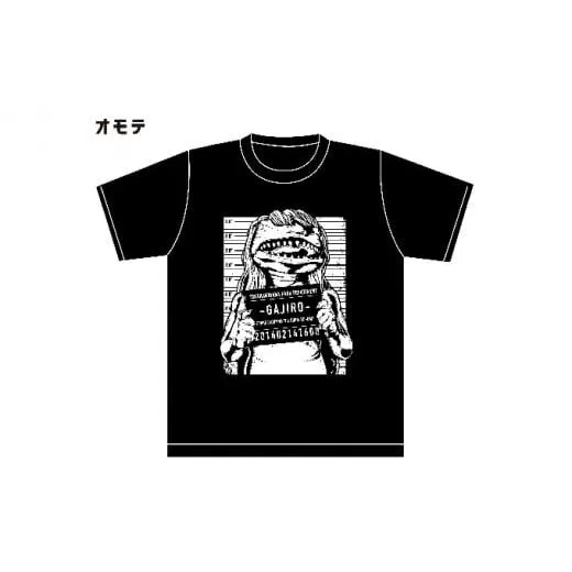 アメコミ風ガジロウTシャツ白 kids（130）