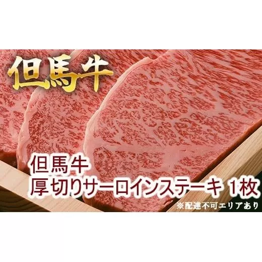 但馬牛 厚切り サーロイン ステーキ 300g×1枚 計300g [ 牛肉 お肉 ブランド牛 キャンプ BBQ アウトドア バーベキュー ギフト 母の日 父の日 ]　牛肉・サーロイン・但馬牛サーロインステーキ・但馬牛・ステーキ