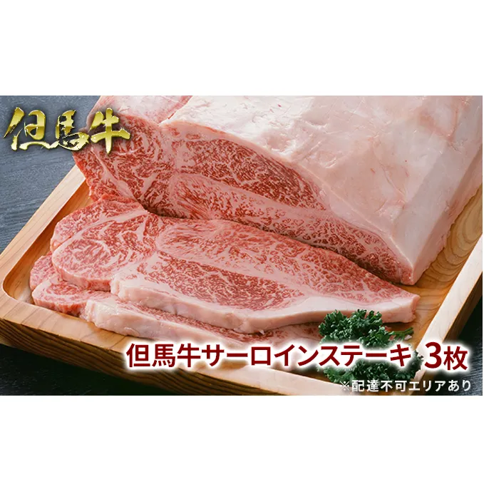 但馬牛 サーロイン ステーキ 200g×3枚 計600g 牛肉 国産牛 和牛 BBQ バーベキュー アウトドア お祝い