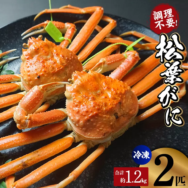 【数量限定】【釜茹で松葉がに タグ付き 600g✕2匹 兵庫県 香住産 冷凍】【令和8年11月中旬以降発送予定】国産 松葉がに かに カニ 蟹 ズワイガニ 脚 足 爪 身 肩 大人気 ふるさと納税 おすすめ 返礼品 兵庫県 香美町 香住 柴山 日本海フーズ 07-138