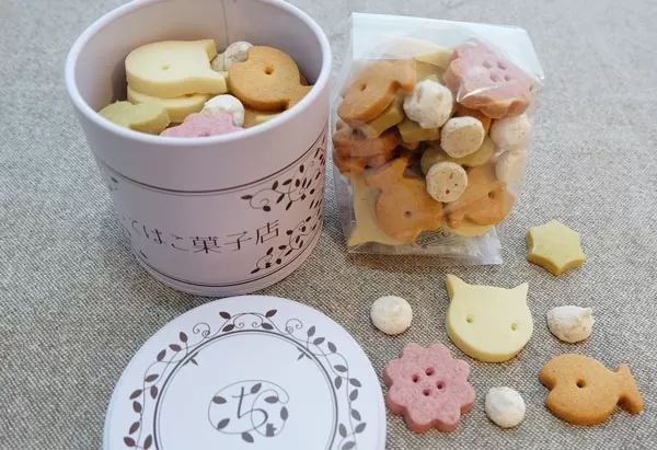クッキー缶・小（丸缶） J-119