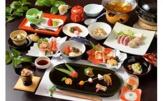 E-06 むさし野 会席コースお食事券（ペア） 