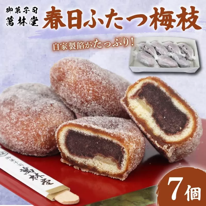春日ふたつ梅枝 餡 あん あんこ 揚げ 饅頭 揚 和菓子 伝統菓子 銘菓 お菓子 スイーツ デザート おやつ 贈り物 ギフト プレゼント お土産 和 ドーナツ 名物 特産品 春日大社 奈良名物 土産 銘菓 グルメ 奈良スイーツ 奈良観光 奈良名産 奈良市 奈良県 J-21