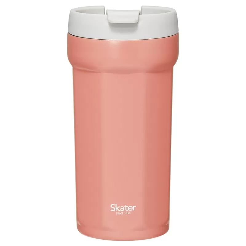 八角形 ステンレス タンブラー 350ml テラコッタオレンジ コップ フタ付き 保温 保冷 おしゃれ スケーター skater SMVO4 フィールカラー 持ち運び ふた付き かわいい 真空断熱 グッズ 便利 スケーター株式会社T 奈良県 奈良市 なら 8-055