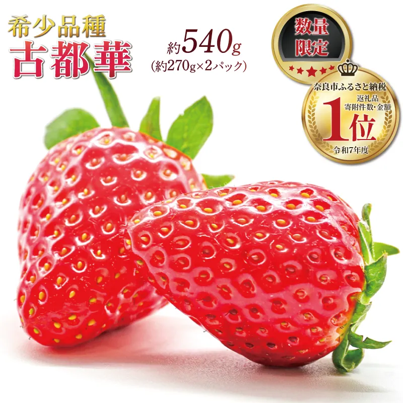 いちご ことか 約270g×2パック 先行予約 2027年 【2027年1~3月発送分】古都華 サイズ混合 数量限定 産地直送 春 旬 国産 冷蔵 イチゴ 苺 itigo ichigo strawberry ストロベリー フルーツ 果物 くだもの 小分け ブランドいちご ふるさと納税いちご ふるさと納税イチゴ 奈良いちご 甘い 人気 おすすめ 贈答 プレゼント お歳暮 奈良県 奈良市 奈良 いちご農家だるま