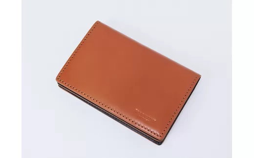 こだわりの逸品「コードバン名刺入れ」キャメル [2071]