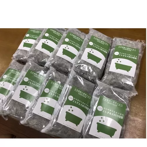 よもぎ & 大和当帰 入浴剤 50包(1袋 5包入×10個) ウェルネスフーズ UDA ふるさと納税 無添加 有機栽培 おすすめ リラックス ストレス解消 ボディケア 肌荒れ 改善 疲労回復 送料無料 奈良 宇陀