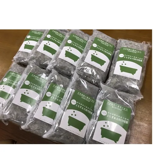 よもぎ & 大和当帰 入浴剤 50包(1袋 5包入×10個) ウェルネスフーズ UDA ふるさと納税 無添加 有機栽培 おすすめ リラックス ストレス解消 ボディケア 肌荒れ 改善 疲労回復 送料無料 奈良 宇陀