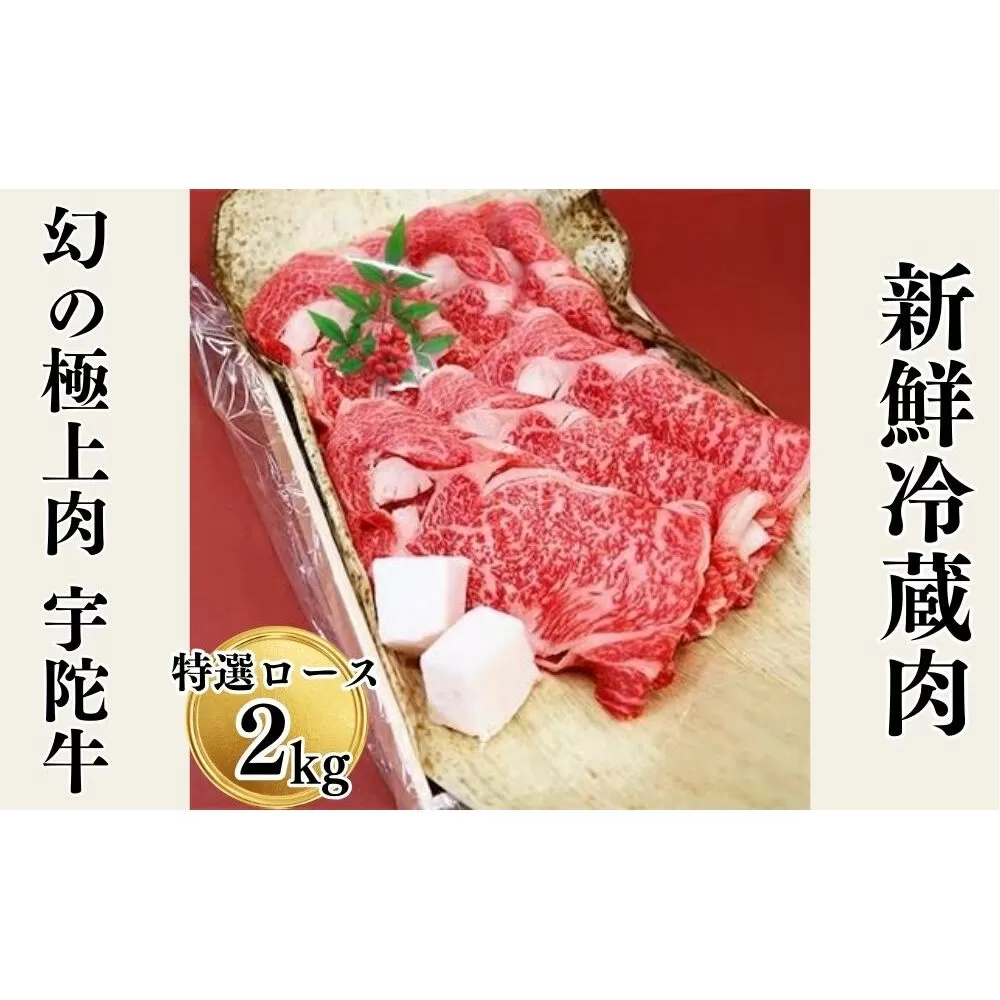 名産 認定肉 宇陀牛 特選 ロース 厚切 すき焼き 2kg 国産 黒毛和牛 チルド / 山繁 ふるさと納税 牛肉 人気 BBQ キャンプ 寄付 ランキング おすすめ 希少 グルメ 肉 返礼品 送料無料