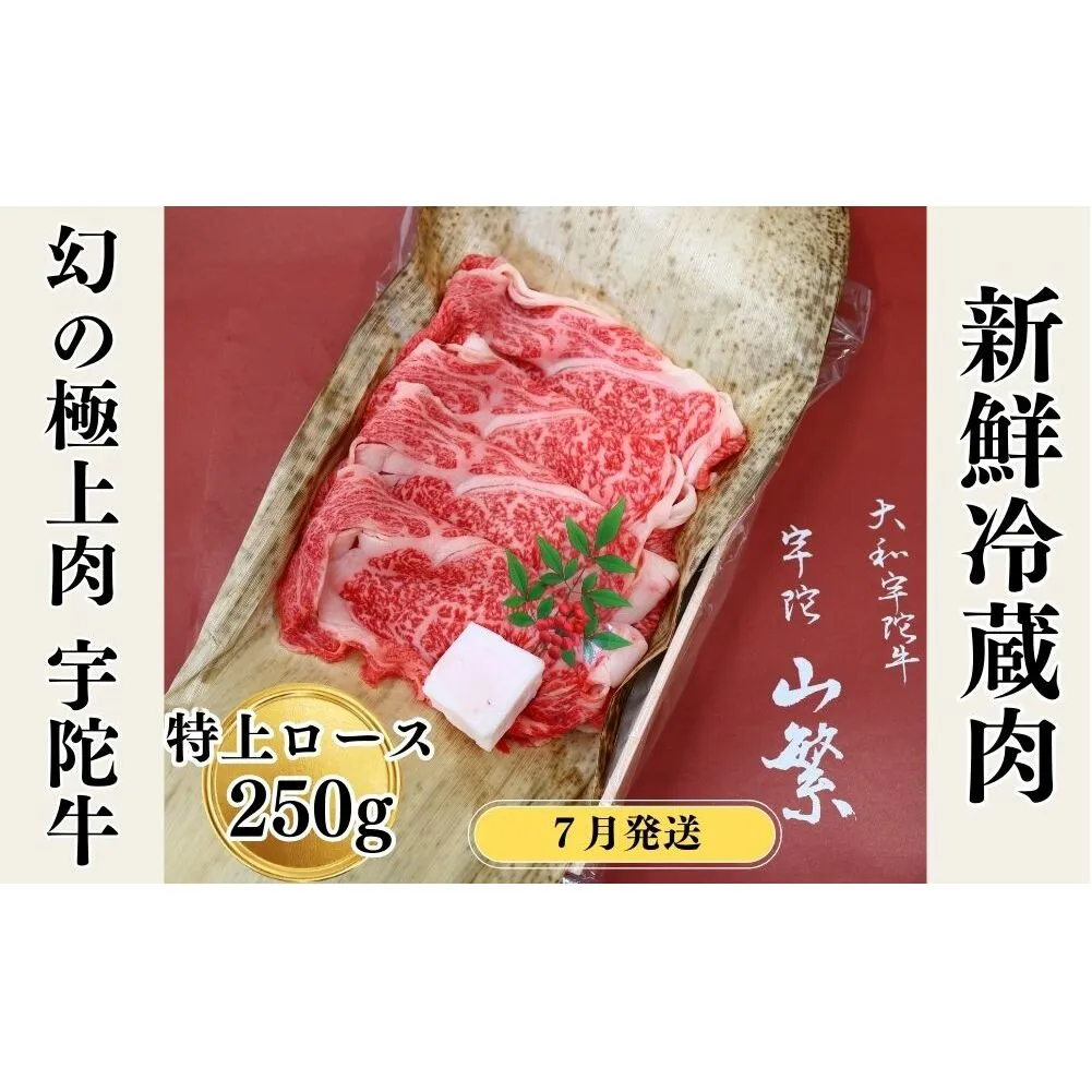 ＜2026年7月発送＞名産 認定肉 宇陀牛 国産 黒毛和牛 特上 ロース すき焼き 約250g チルド / 宇陀 山繁 ふるさと納税 牛肉 人気 ギフト 寄付 ランキング おすすめ グルメ 肉 返礼品 商品 送料無料 送料込