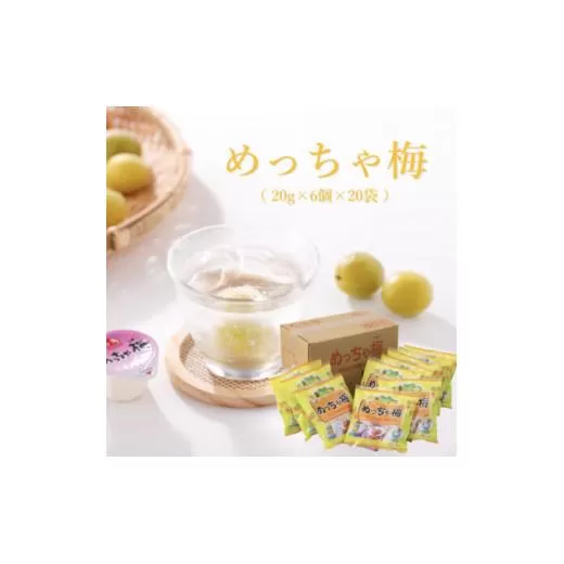 めっちゃ梅20g×6個×20袋