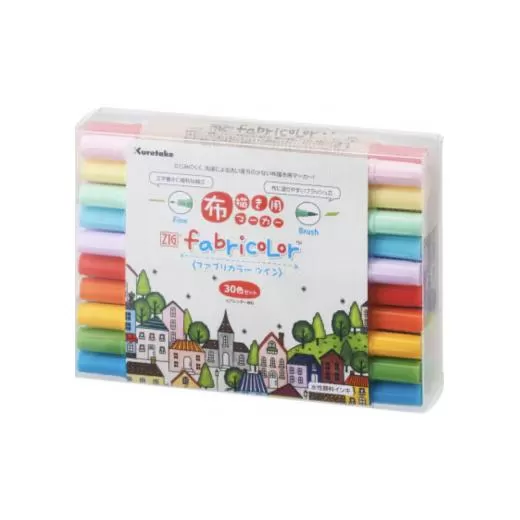 ZIG　FABRICOLORツイン 30色セット(TC-4000A/30V )