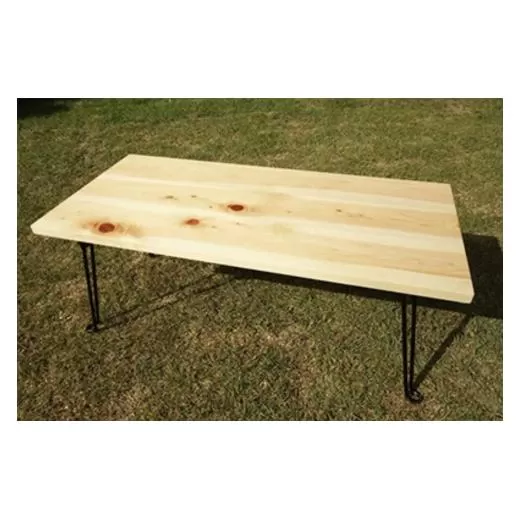 ひのきの折りたたみローテーブル