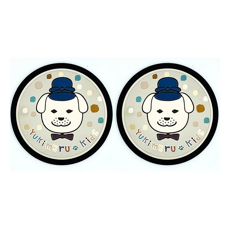 チタン製デザインプレート『雪丸』　2枚組 雑貨 日用品 