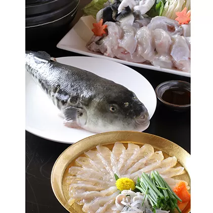 呵呵三年とらふぐコース　お食事券（2名様用） チケット 