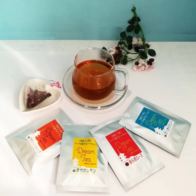 オリジナルほうじ茶ハーブティーセット