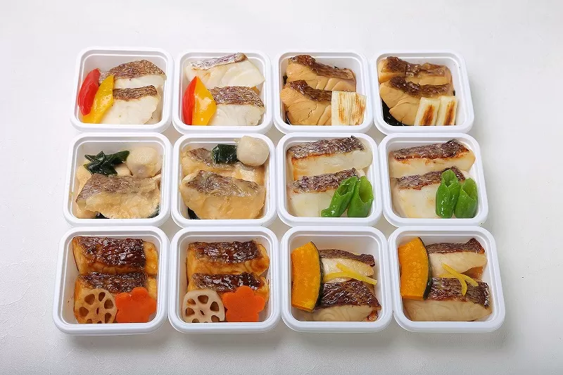 レンジで簡単！近大生まれマダイ惣菜 6種詰合せ（計12食入）おかず お惣菜 西京漬け 近畿大学 詰め合わせ セット