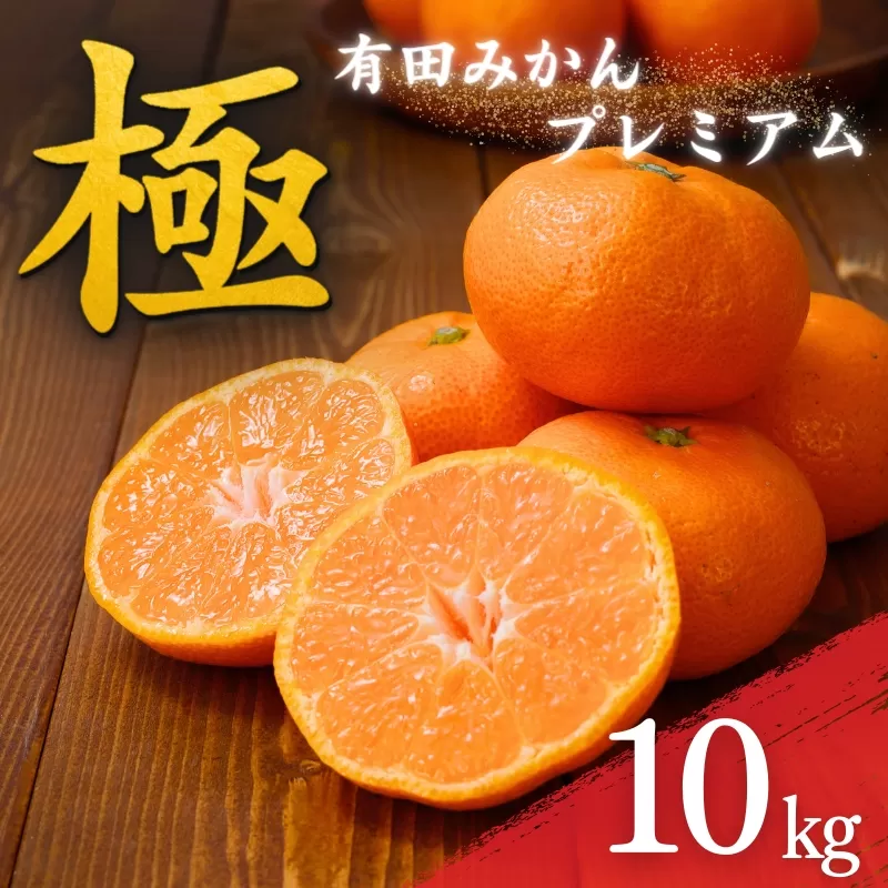 ＼光センサー選別／極 有田みかんプレミアム 10kg【光センサー 高糖度選別品】2S〜Lサイズ 有機質肥料100% ※2025年11月下旬頃〜12月下旬頃に順次発送予定 ※北海道・沖縄・離島への配送不可