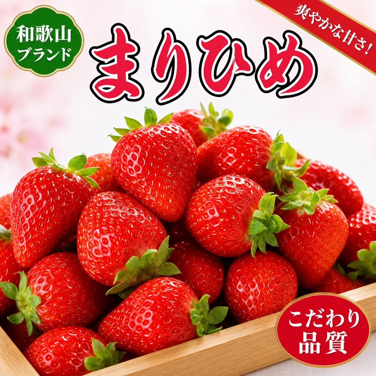 【来シーズン先行予約】紀州和歌山ブランドいちご「まりひめ」約２５０ｇ×４Ｐ※2027年3月上旬頃〜2027年3月下旬頃順次発送（お届け日指定不可）【uot758B】