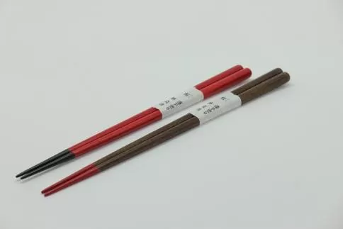 日展作家　紀州漆器伝統工芸士　林克彦作　夫婦箸　さくら（手塗りうるし）【NT6】