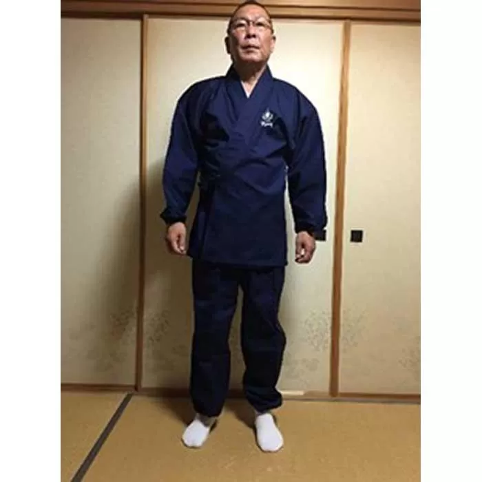 作務衣（冬用）【ネイビー・Lサイズ】
