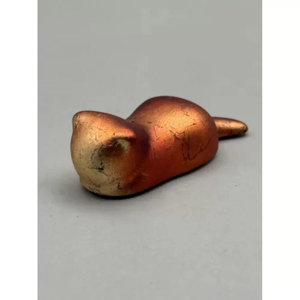 箸置き 猫 金箔グラデーションブラウン［NF234］