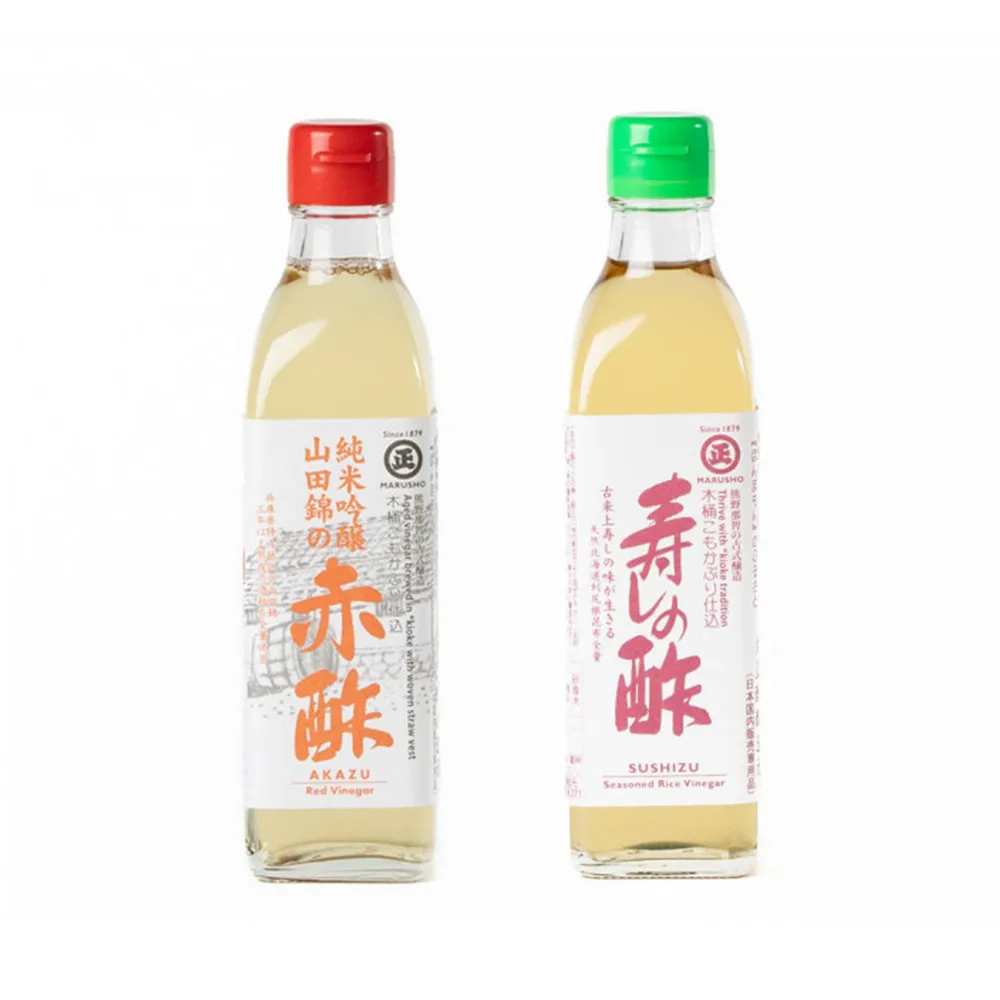 赤酢・古来上寿しの酢 2本入セット［SJ6］