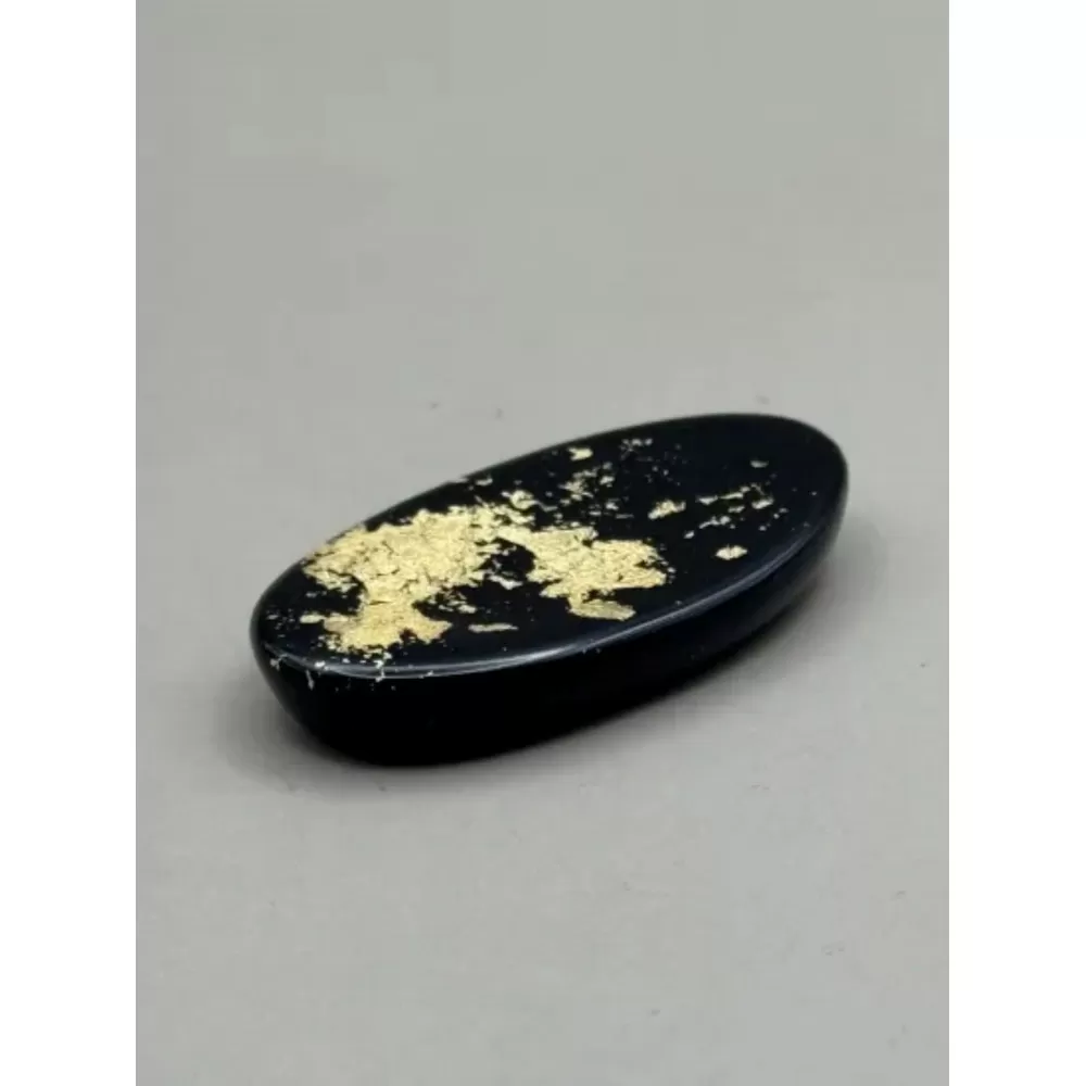 箸置き 小判 漆黒金箔［NF228］