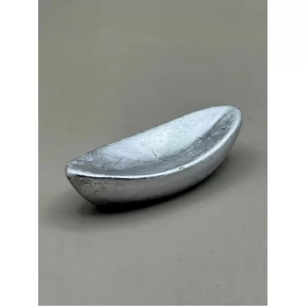 箸置き 舟型 箔貼り銀［NF225］