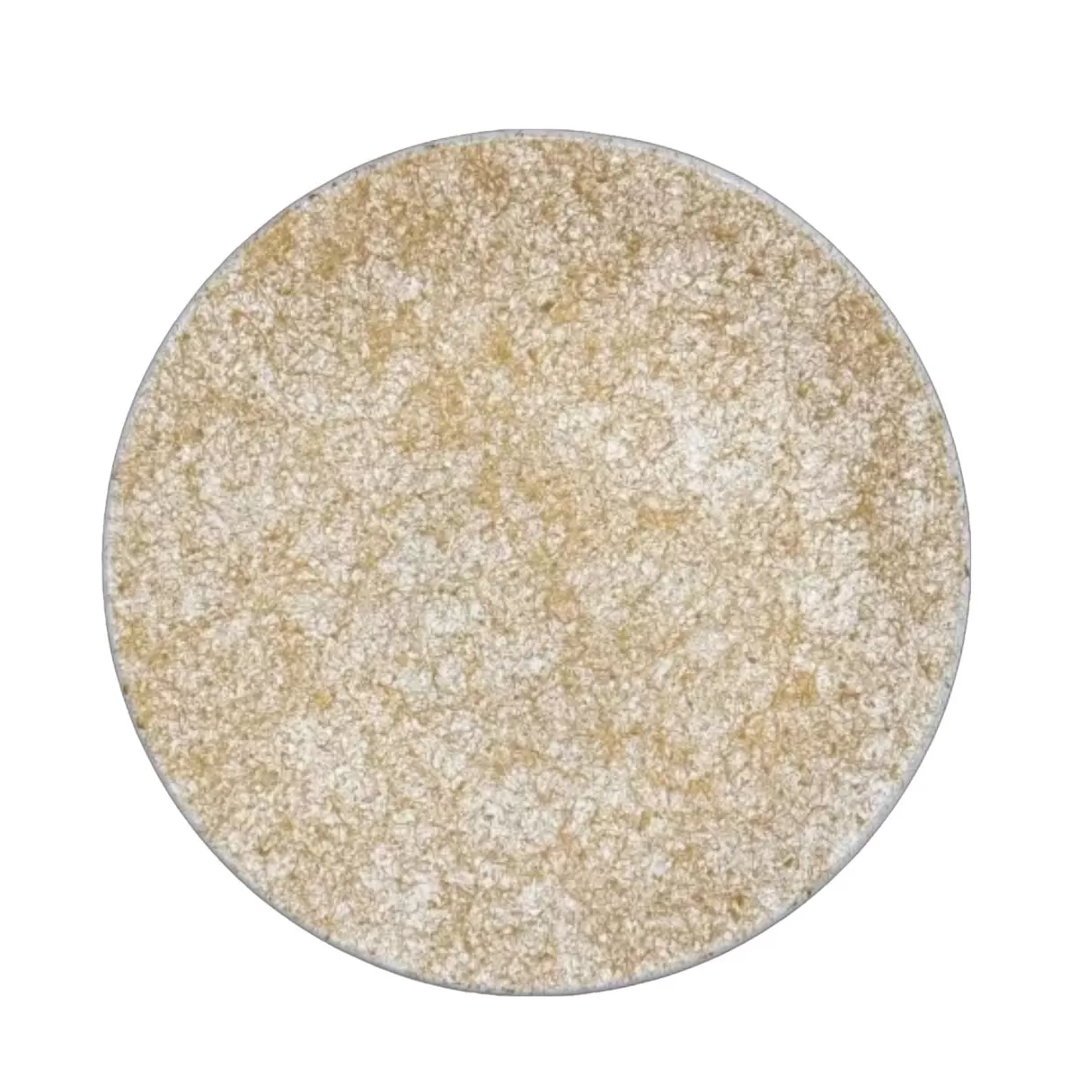 丸小皿 乱糸（マット仕上げ）純白［NF182］