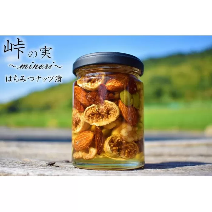 ナッツ・ドライフルーツの蜂蜜漬【峠の実】　熊野古道　峠の蜂蜜×ナッツ・ドライフルーツ