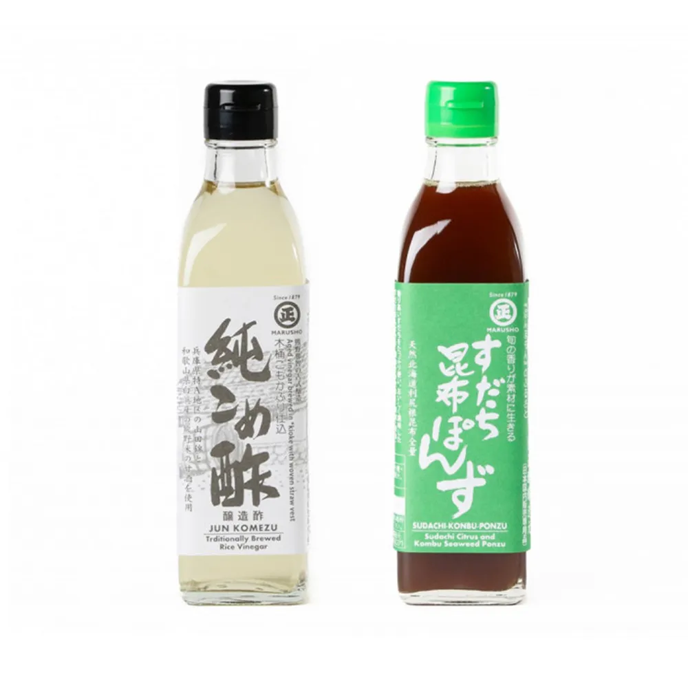 純こめ酢・すだち昆布ぽんず 2本入セット［SJ15］