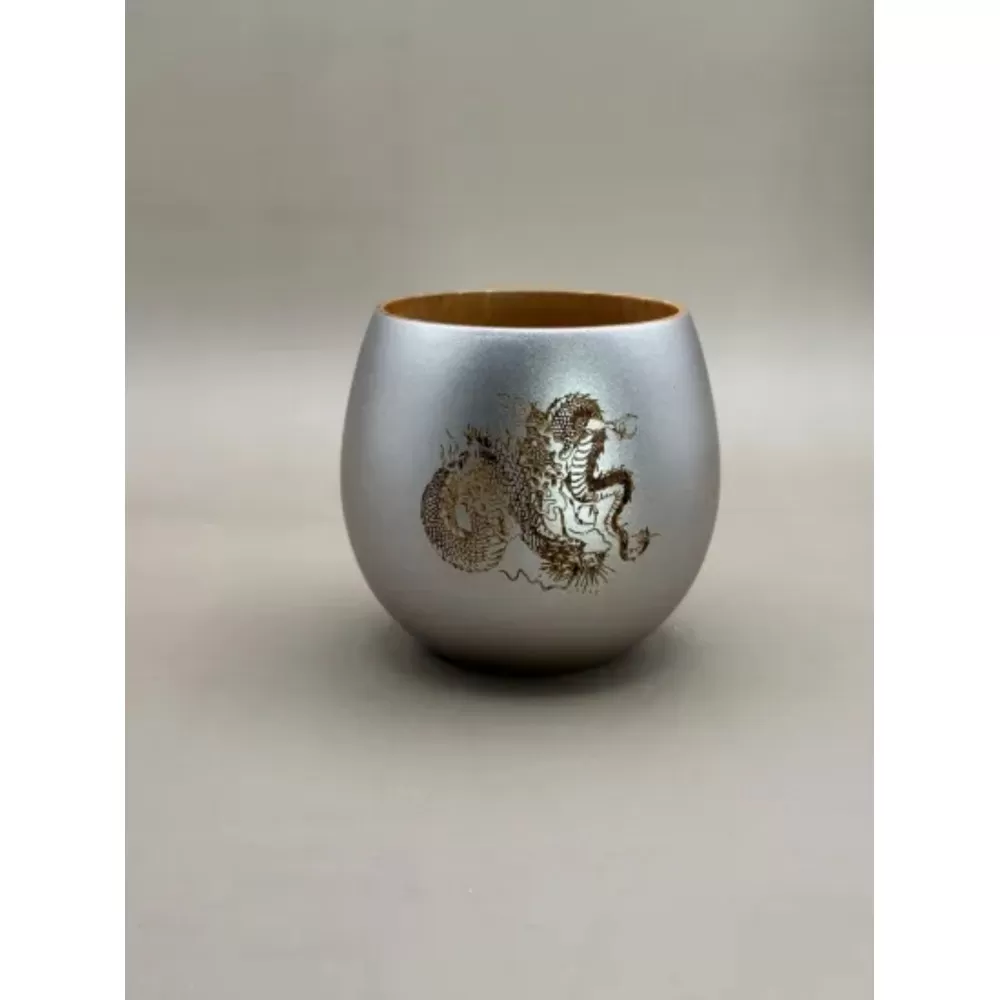 コーヒーカップ 銀龍（桐箱入り）［NF114］