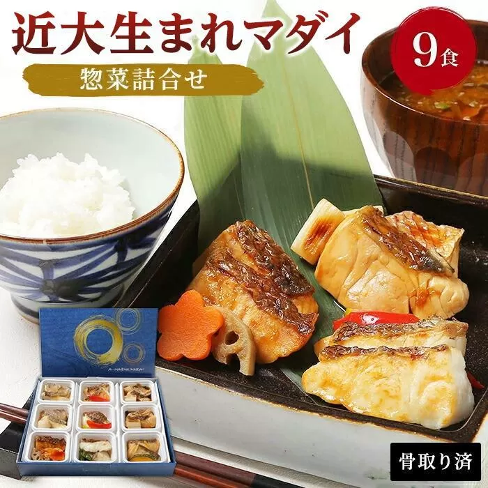 レンジで簡単！近大生まれマダイ惣菜詰合せ（9食）【KD2】