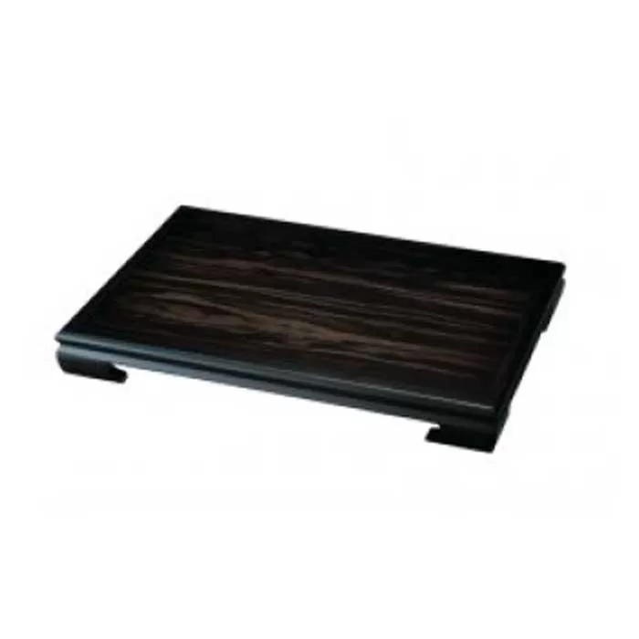 尺六 木製花台 黒檀調[紀州漆器]