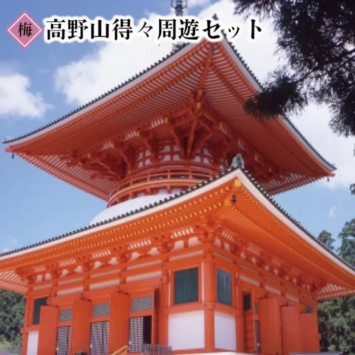 ◇高野山得々周遊セット『梅』