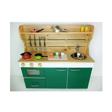 N6004_ままごとキッチンｗ870 緑