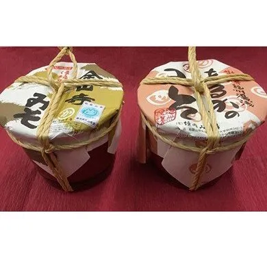 T6020_北海道産大豆を使用 金山寺白みそ淡赤みそ朱ダルセット