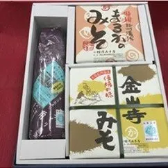 T6022_金山寺みそ淡赤みそ醤油セット