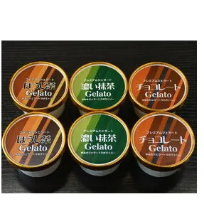 V7139_プレミアムジェラート チョコ・抹茶・ほうじ茶3種セット 100ml×12個
