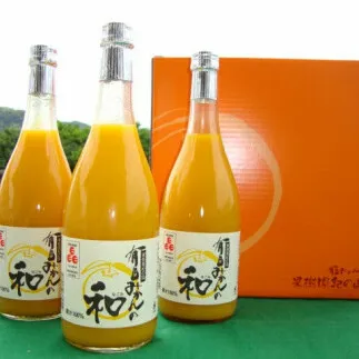 ZY6115n_果樹園紀の国 有田みかんの和　７２０ｍｌ×３本入