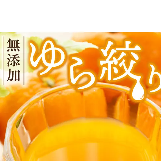 DG6006n_みかんジュース 1L×3本「ゆら絞りみかん 無添加」