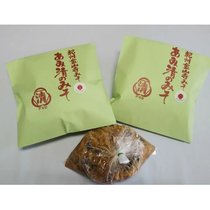 A6012n_紀州 金山寺みそ 463g×3個 セット 家庭用 簡易包装【金山寺みそ 径山寺味噌 おかず味噌 国産】