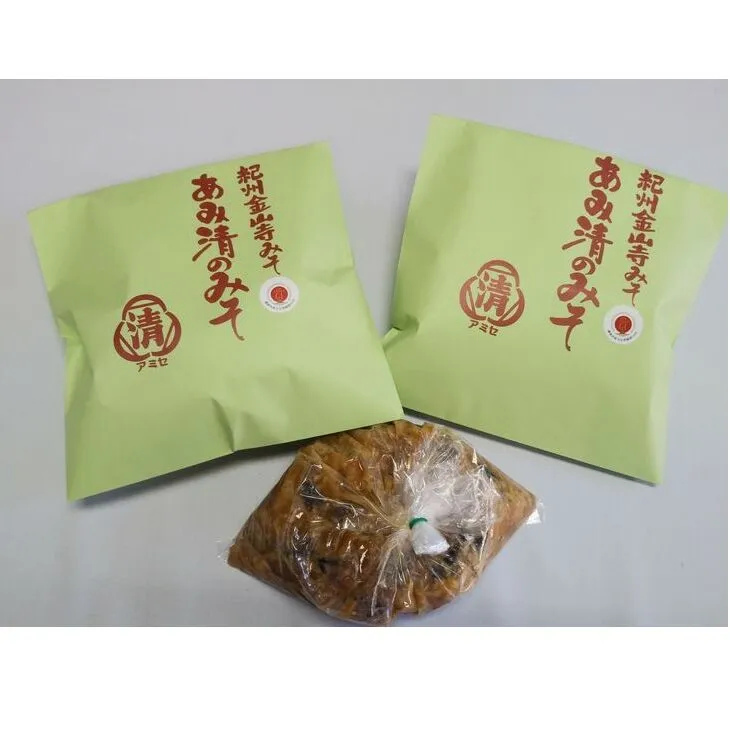 A6012n_紀州 金山寺みそ 463g×3個 セット 家庭用 簡易包装【金山寺みそ 径山寺味噌 おかず味噌 国産】